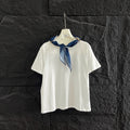 LOUIS VUITTON T-SHIRT WITH LV SILK SCARF IN JERSEY FABRIC 265970