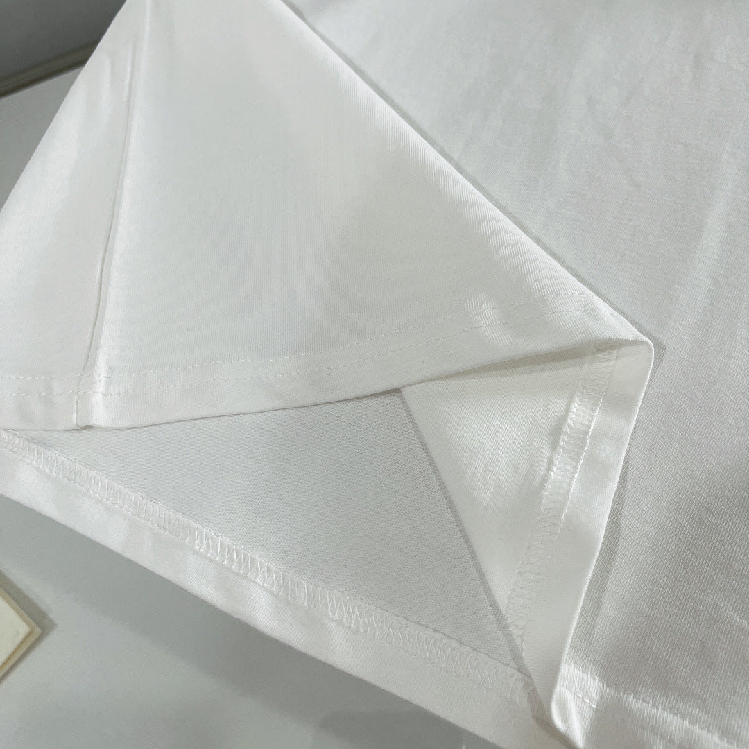 LOUIS VUITTON T-SHIRT WITH LV SILK SCARF IN JERSEY FABRIC 265970