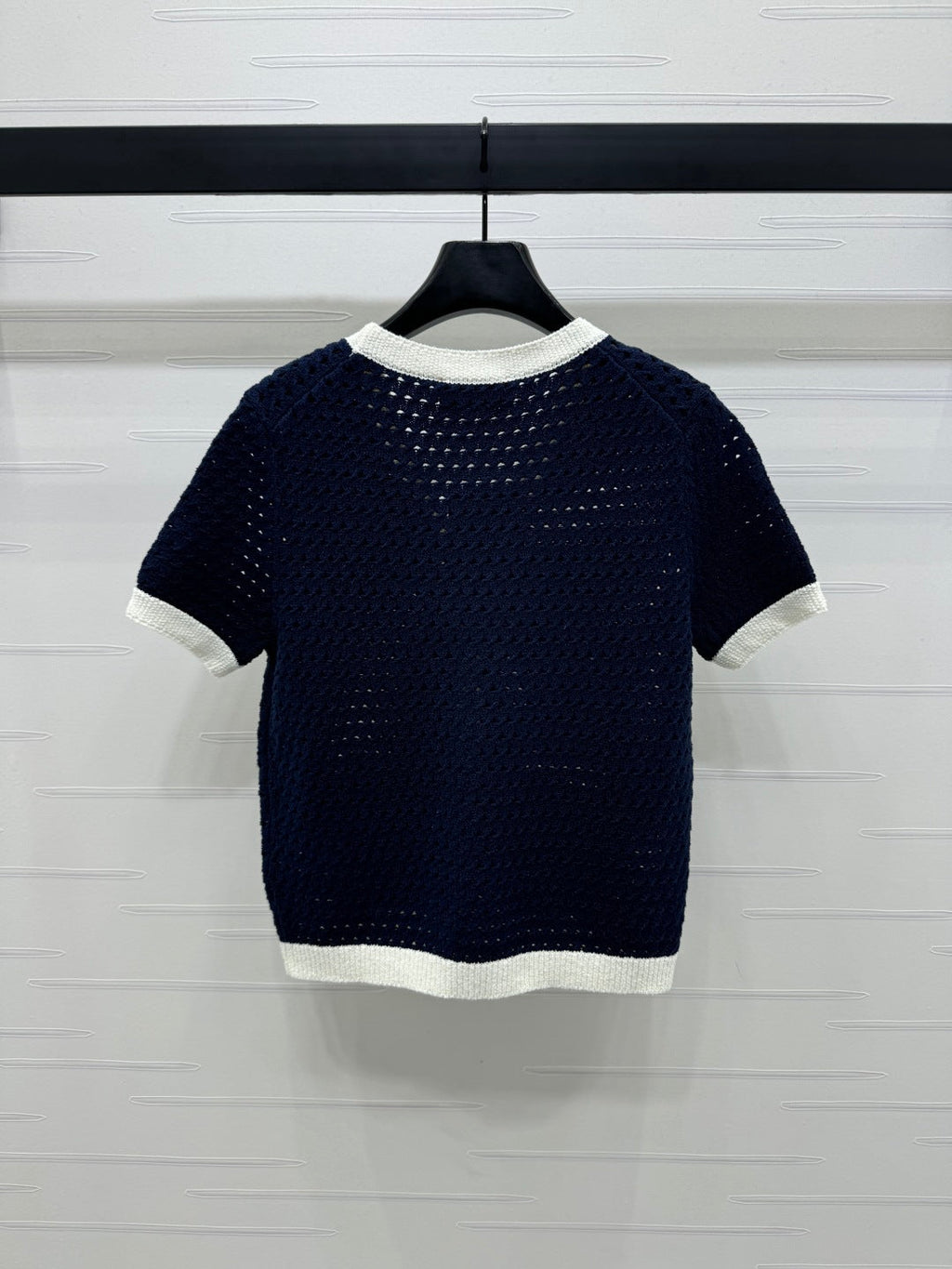 GUCCI SHORT-SLEEVE KNIT CARDIGAN 273214