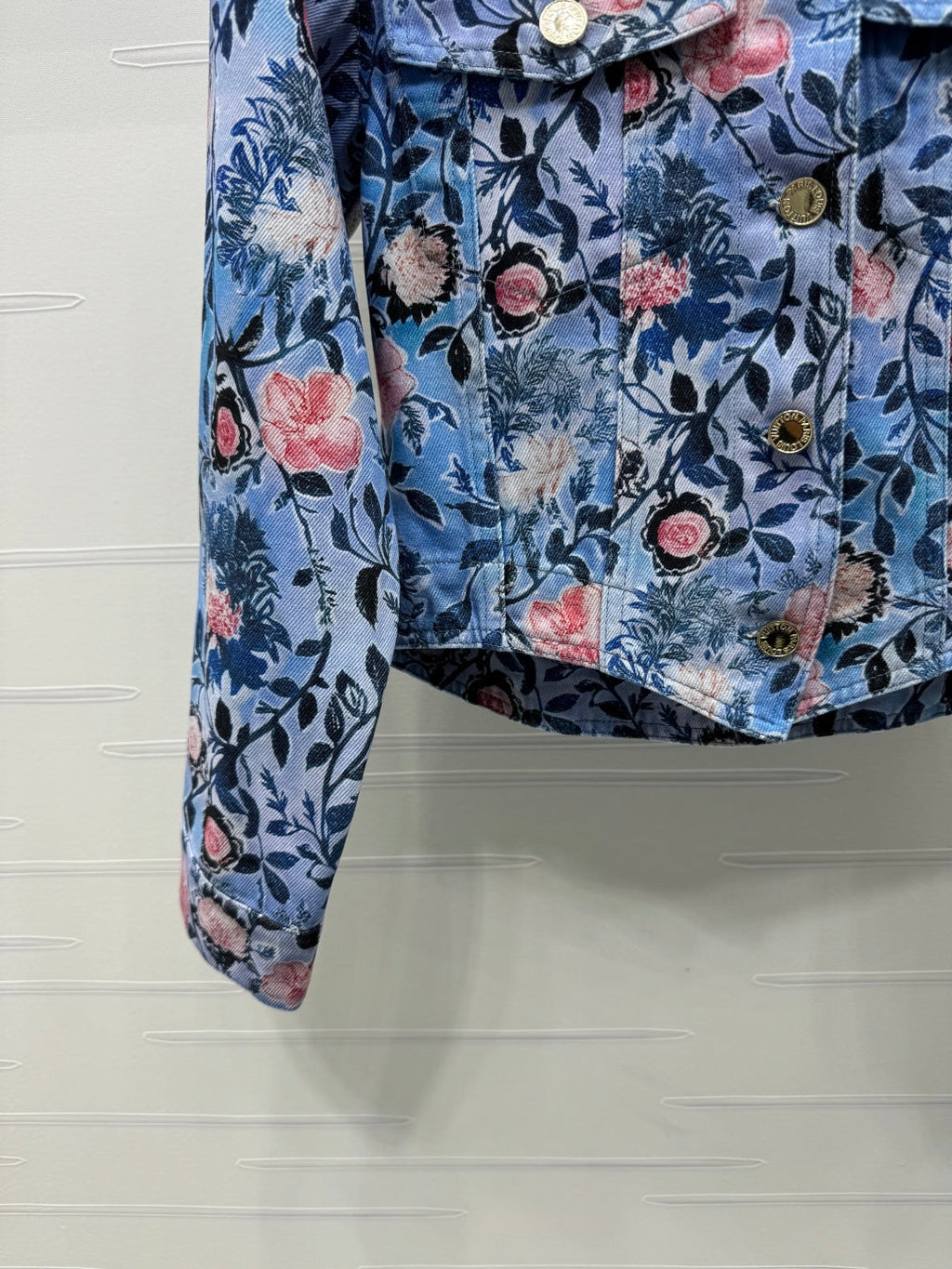 LOUIS VUITTON LV 25S PRINTED DENIM JACKET 264199