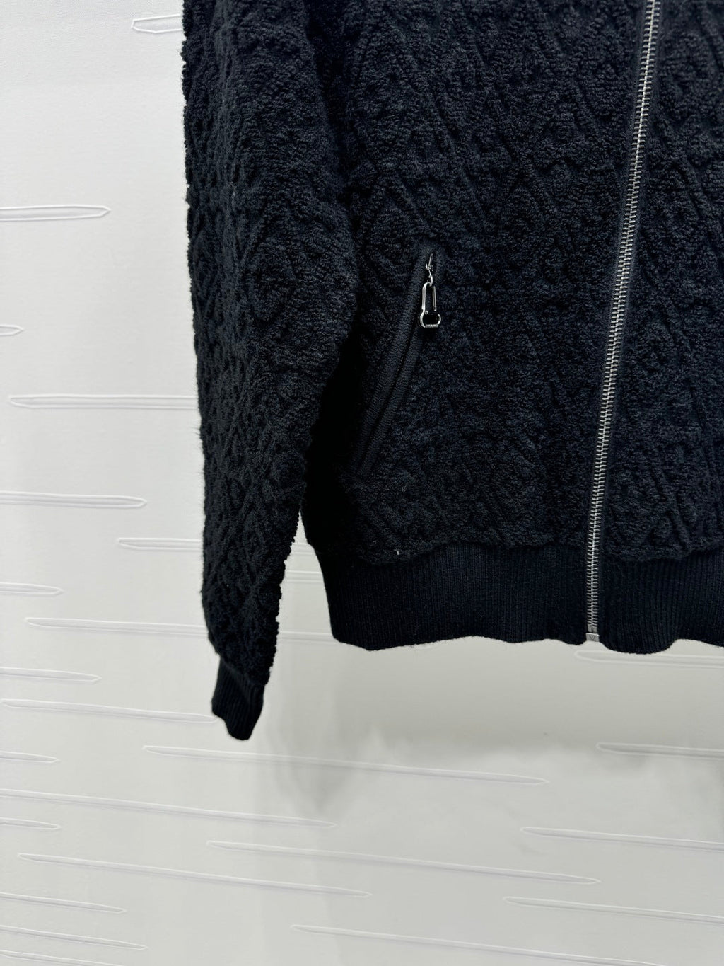 LOUIS VUITTON LV ZIP-UP LONG-SLEEVE KNIT CARDIGAN 274961