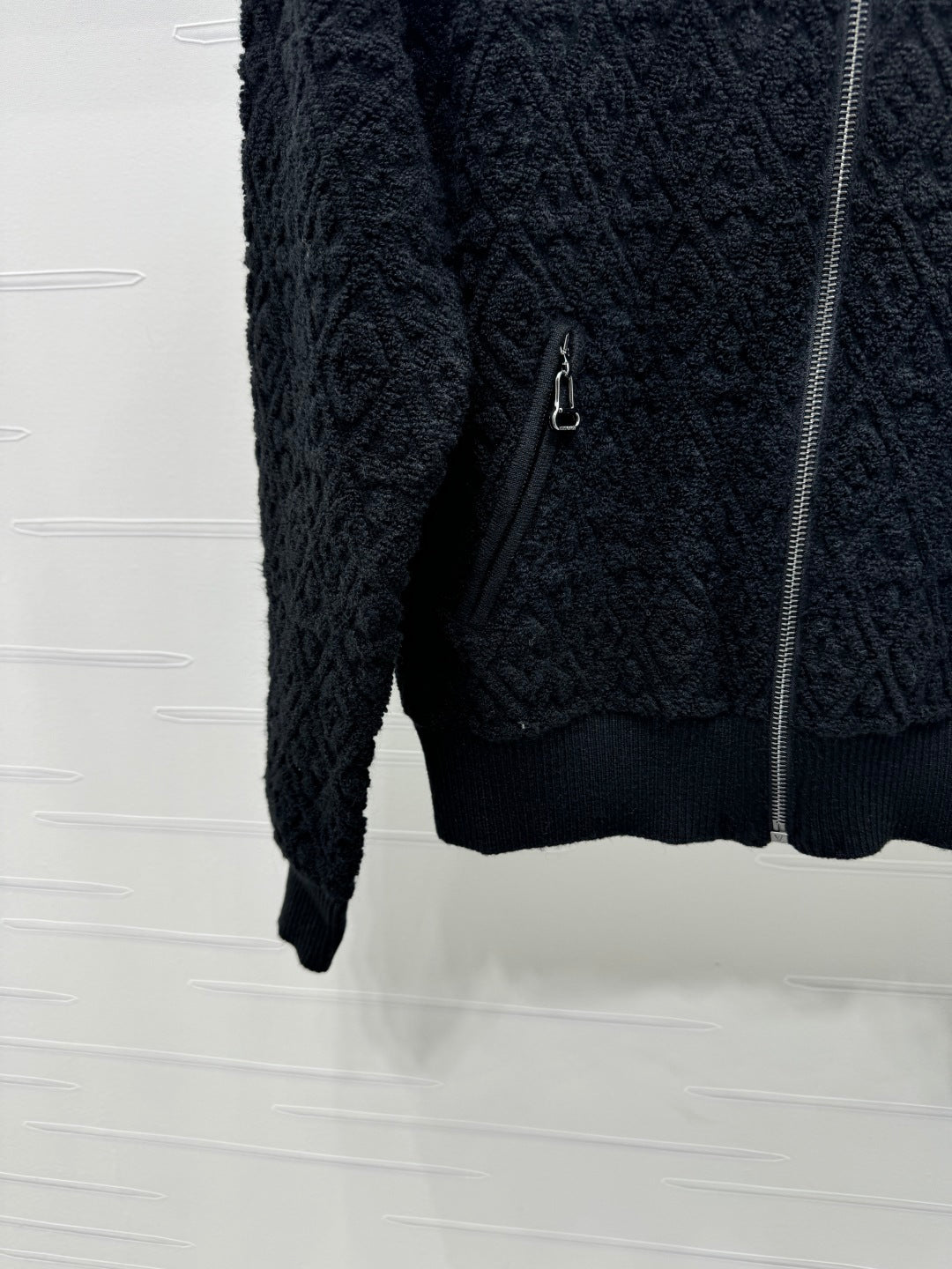LOUIS VUITTON LV ZIP-UP LONG-SLEEVE KNIT CARDIGAN 274961