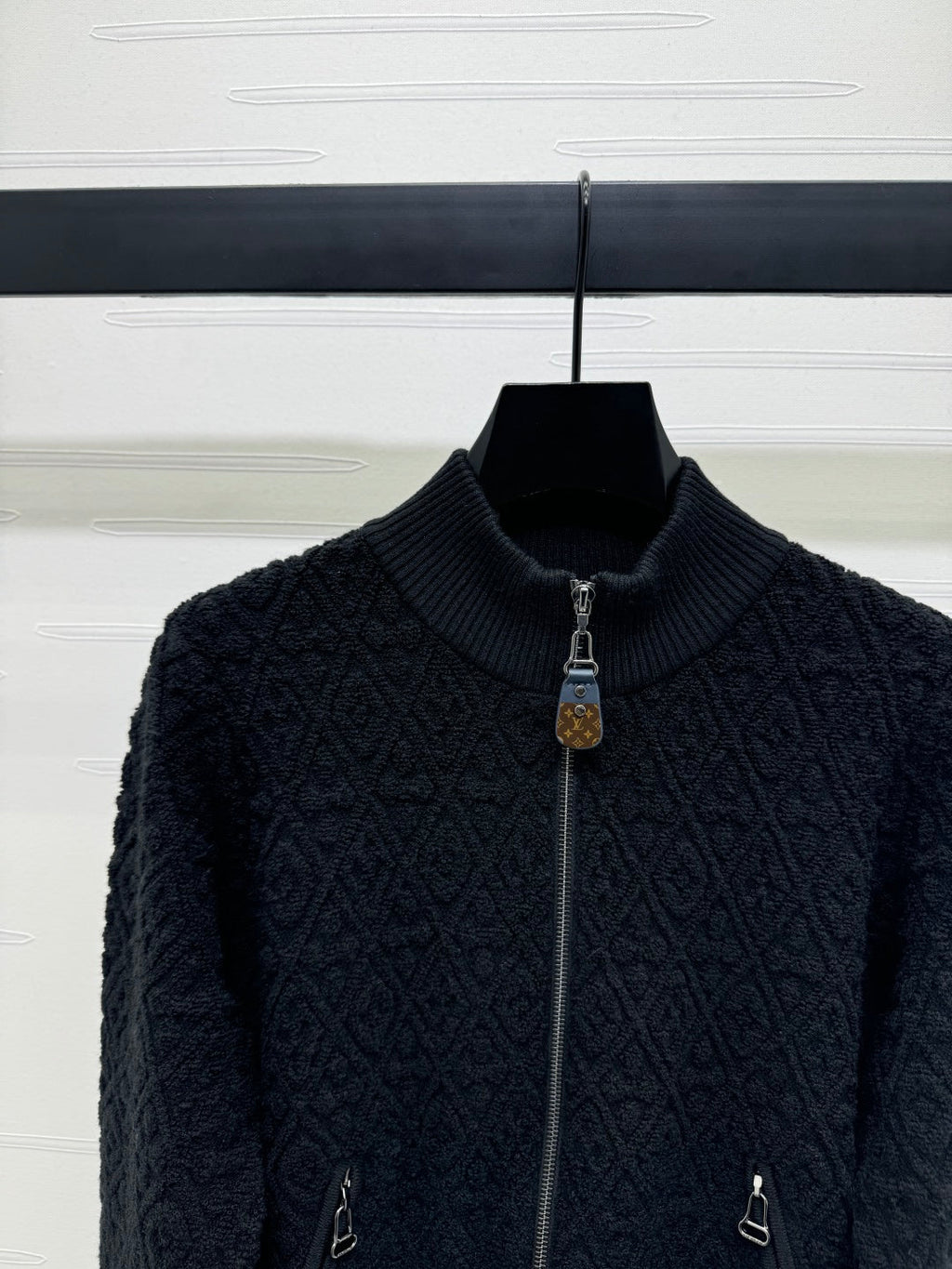 LOUIS VUITTON LV ZIP-UP LONG-SLEEVE KNIT CARDIGAN 274961