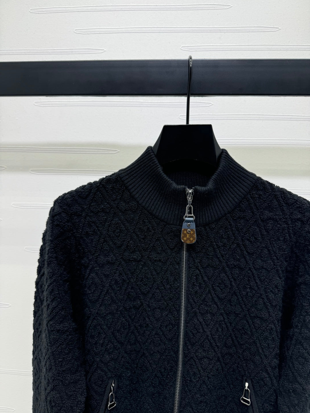 LOUIS VUITTON LV ZIP-UP LONG-SLEEVE KNIT CARDIGAN 274961