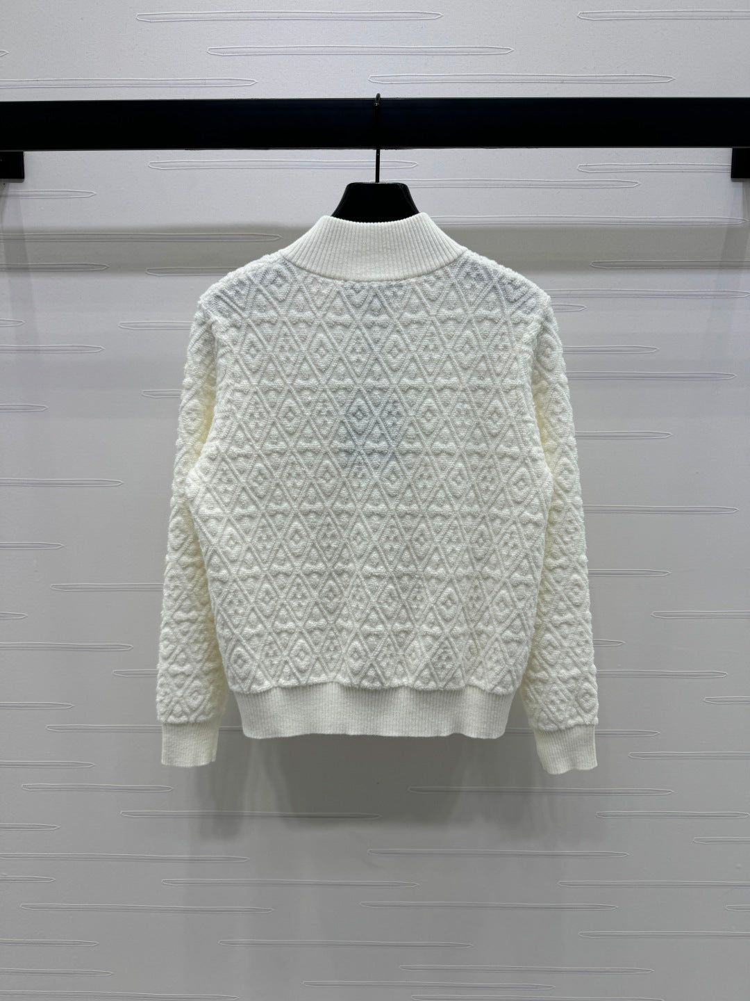 LOUIS VUITTON LV ZIP-UP LONG-SLEEVE KNIT CARDIGAN 274960