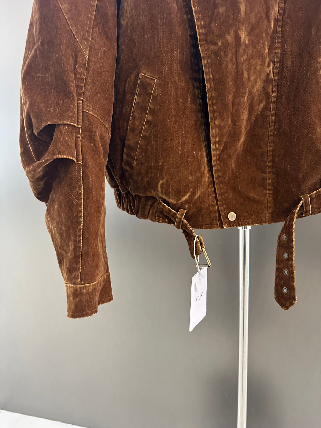 CELINE 25S VELVET DENIM JACKET 0099