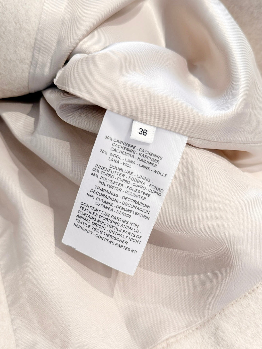 HERMES 25S CASERE COAT 309