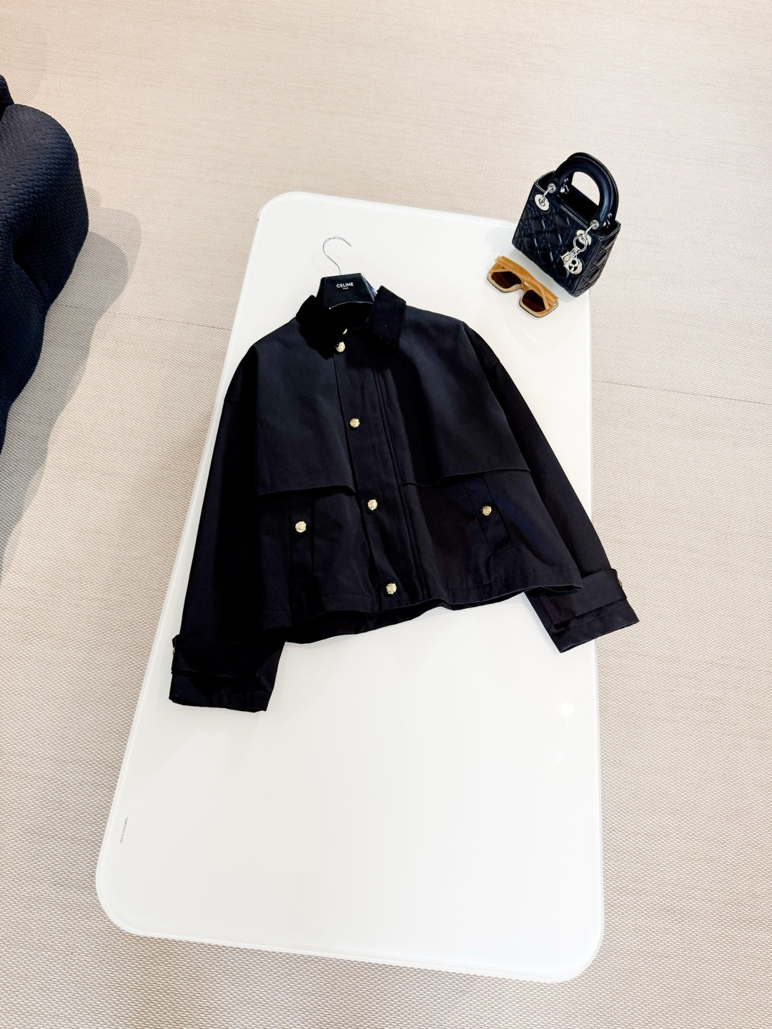 CELINE 25S SHORT-SLEEVE WINDBREAKER 0077