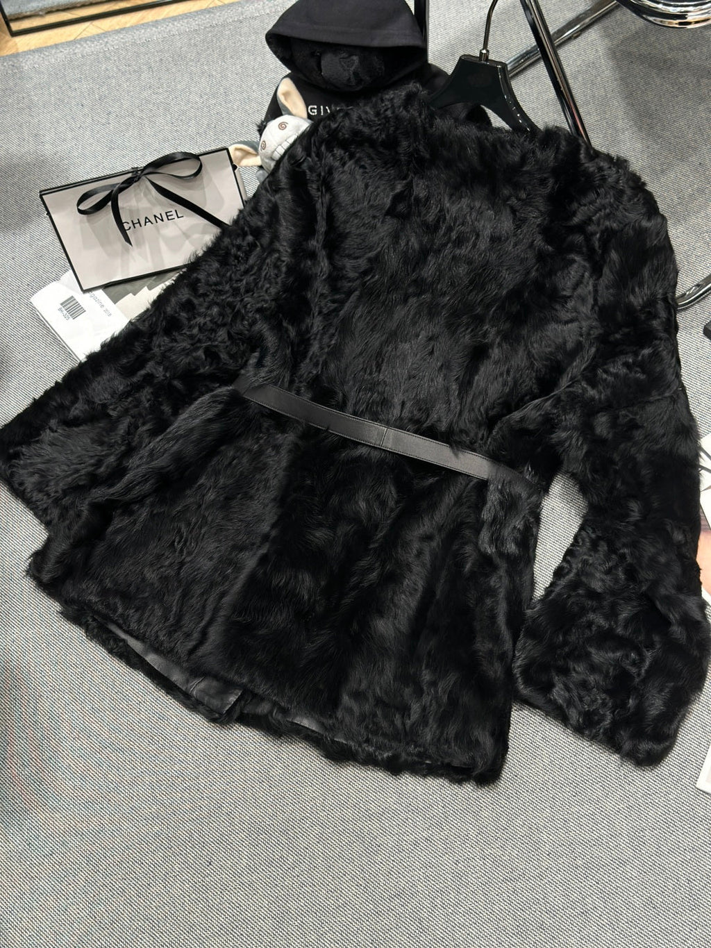 HERMES 25S SHEEPSKIN LEATHER JACKET 481