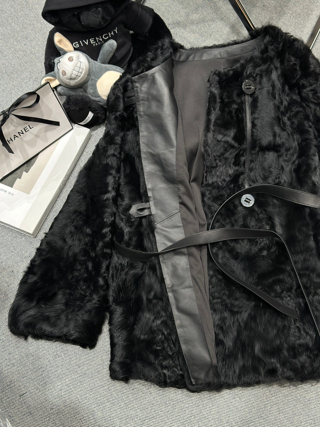 HERMES 25S SHEEPSKIN LEATHER JACKET 481