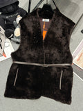 HERMES 25S SHEARLING VEST 375