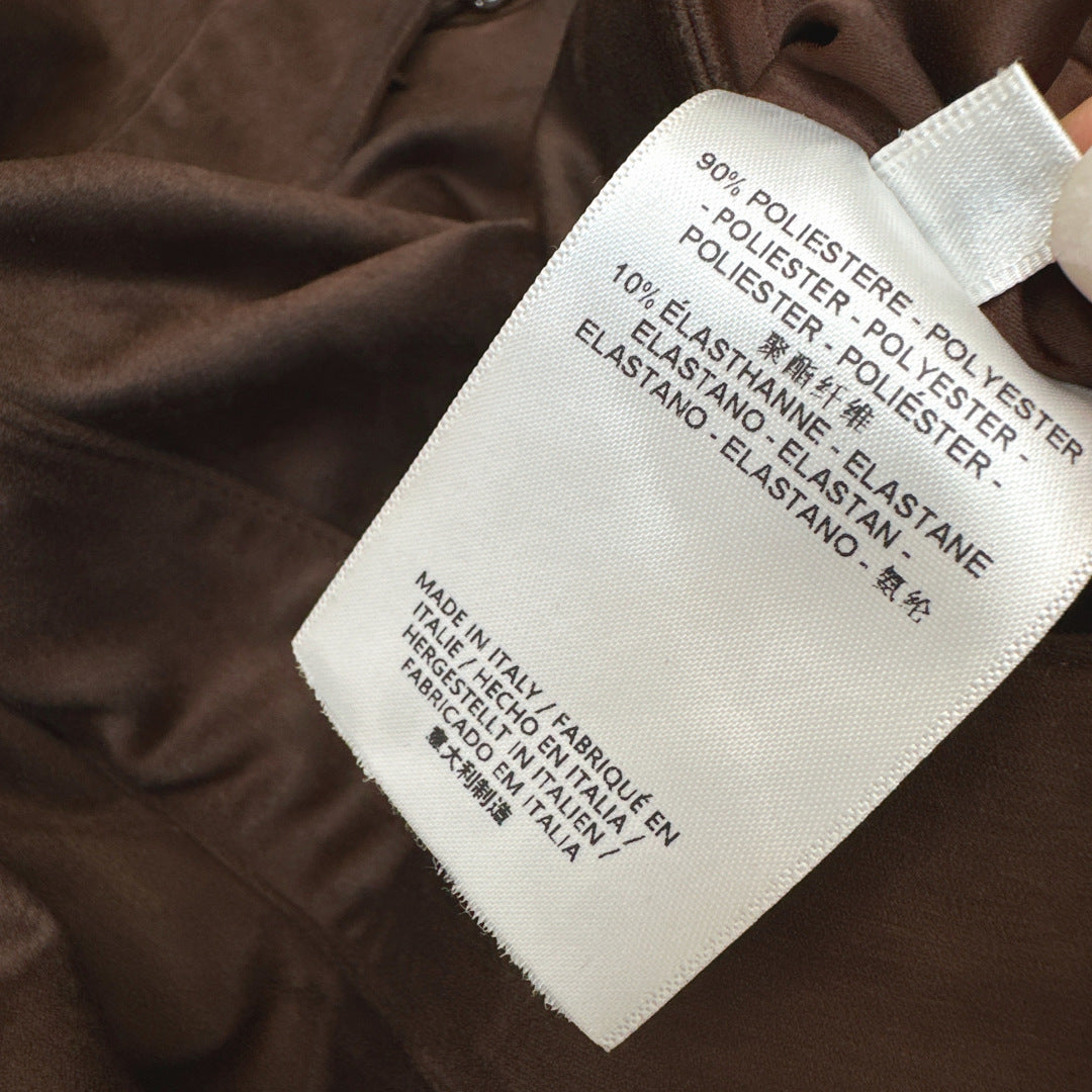HERMES HERMES 25S SUEDE JACKET 344