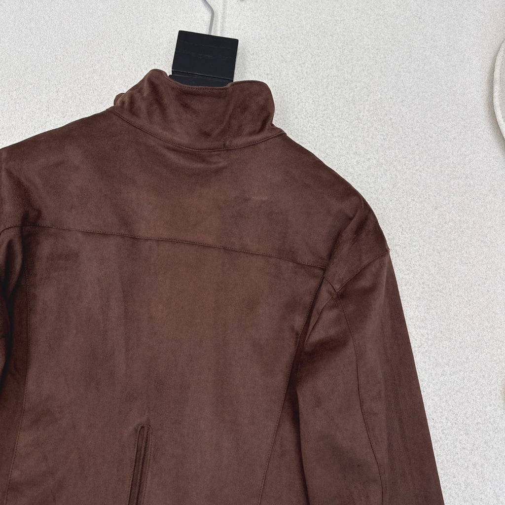 HERMES HERMES 25S SUEDE JACKET 344