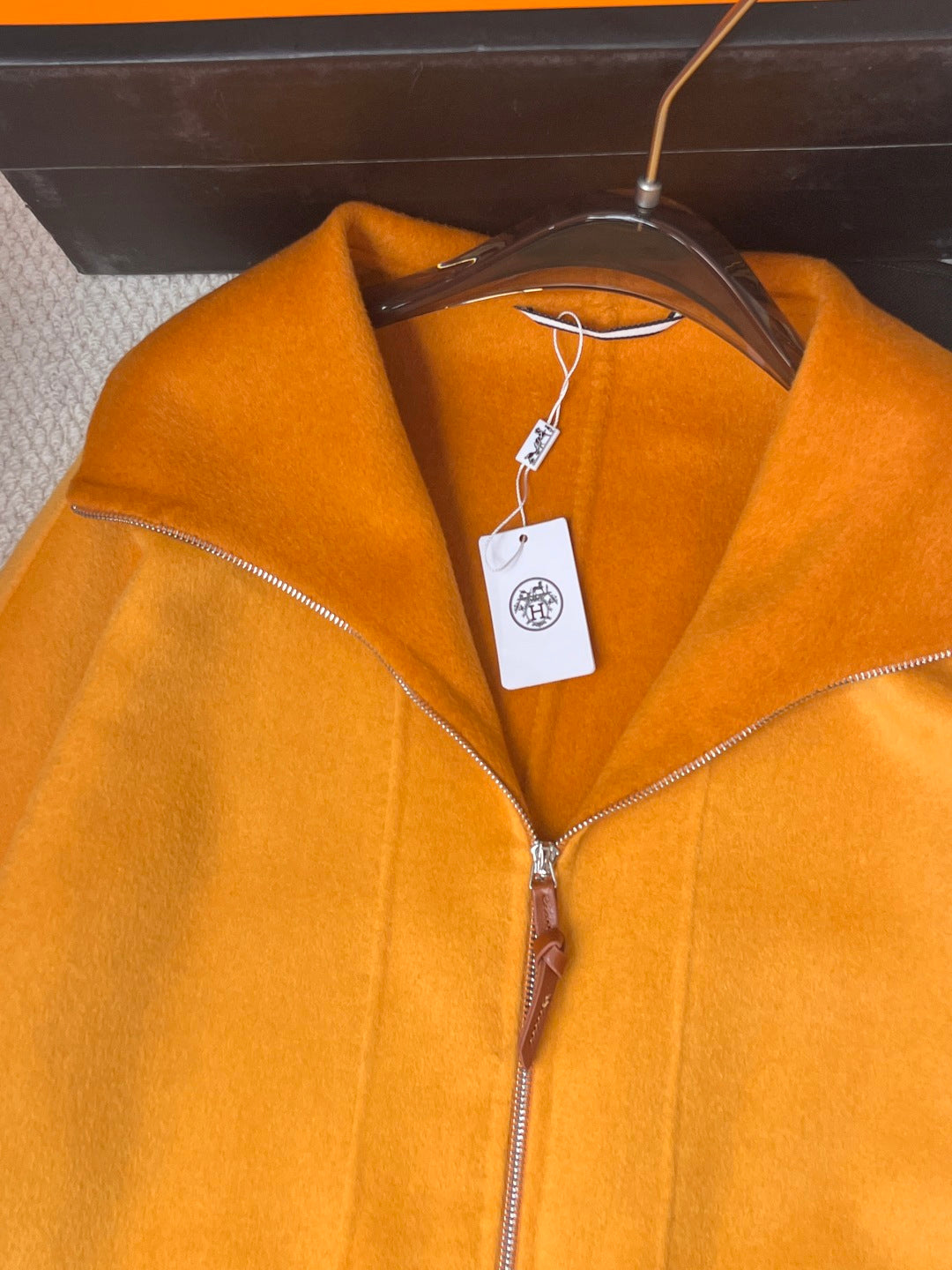 HERMES 25S REVERSIBLE LONG CASERE COAT 244