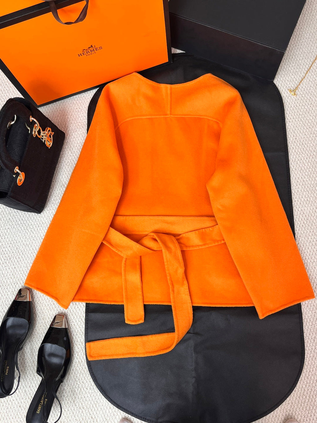 HERMES 25S SHORT CASERE COAT 241