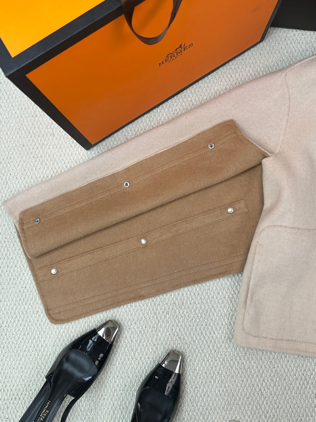 HERMES 25S LUXURY CASERE COAT 218