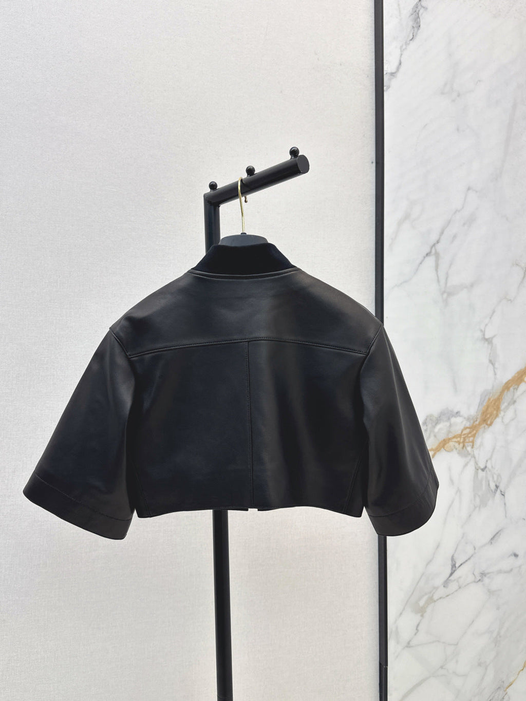 HERMES 25S SHORT-SLEEVE JACKET 455