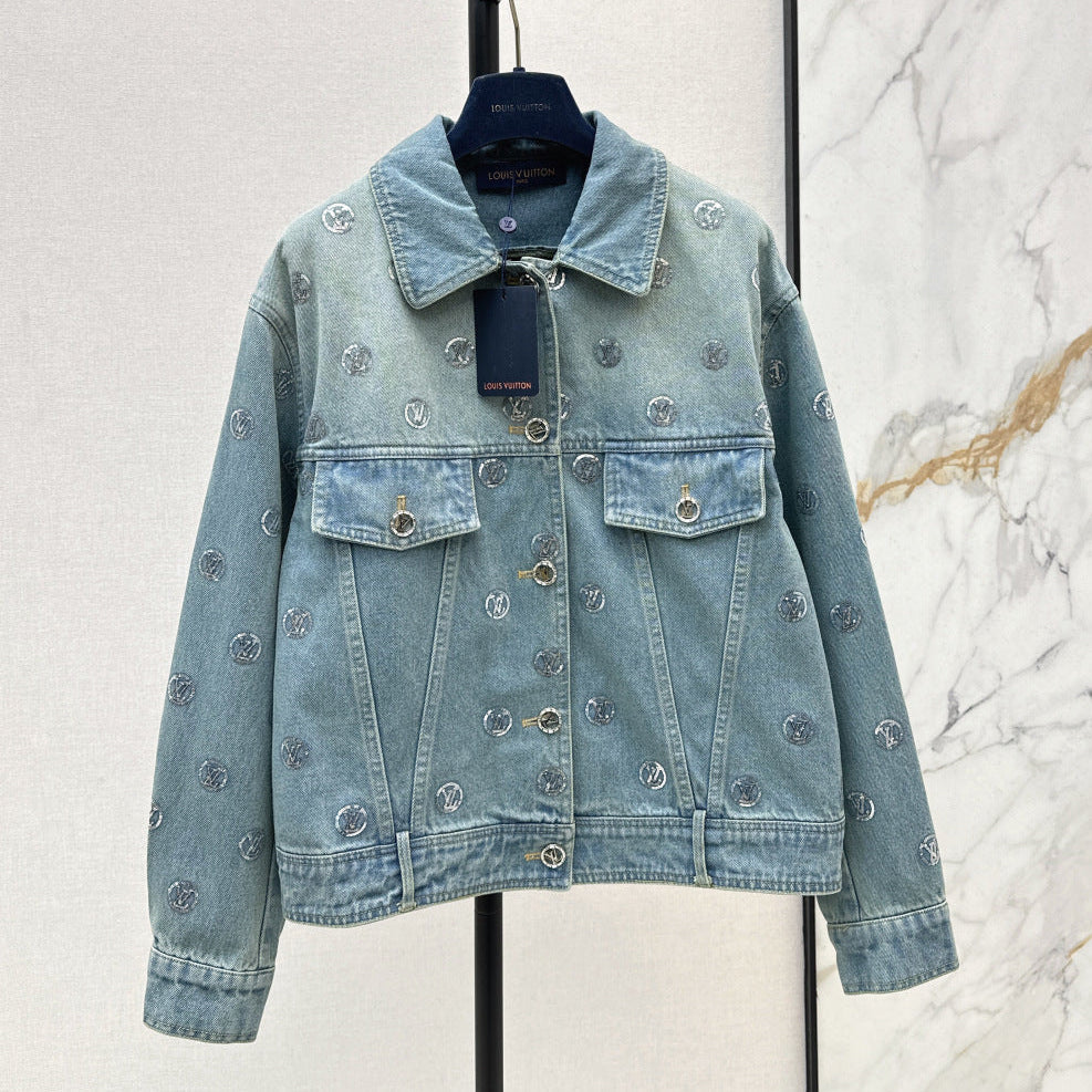 LOUIS VUITTON LV 25S DENIM JACKET 00390
