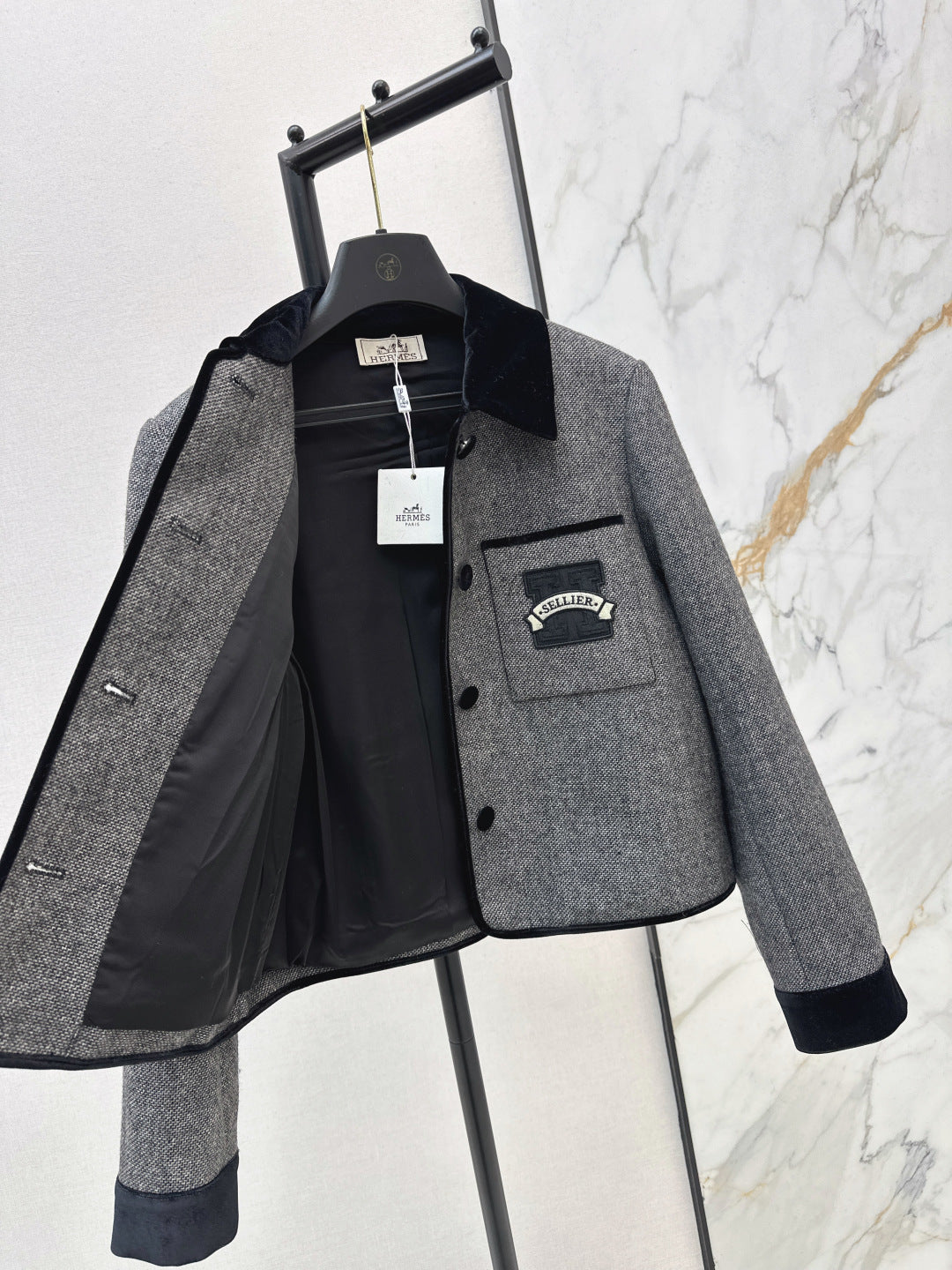 HERMES HERMES 25S SHORT JACKET 336