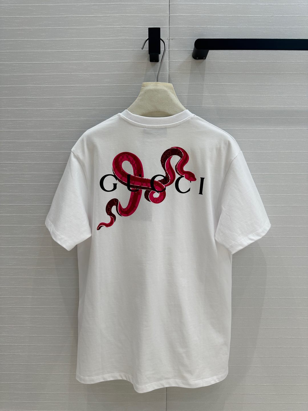 GUCCI Gucci 25 Printed Short-sleeved T-shirt White Cotton