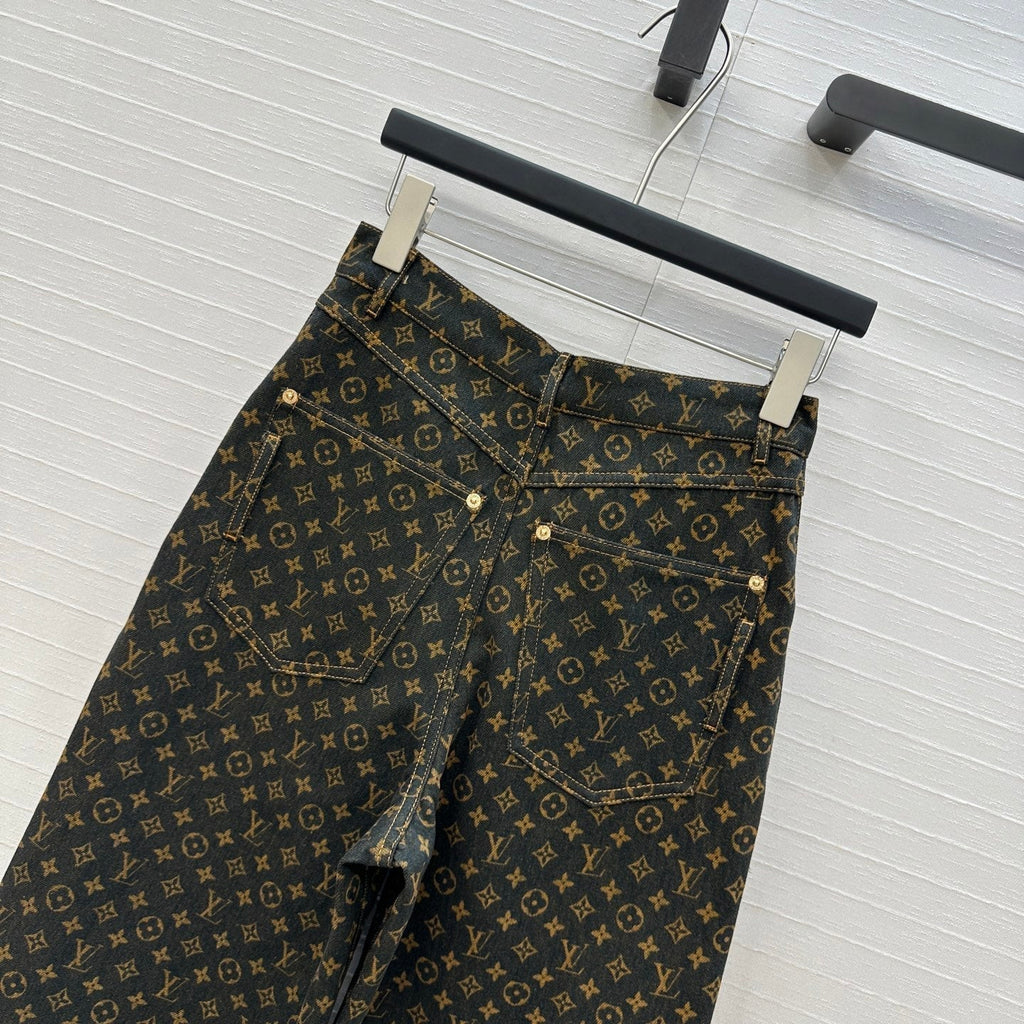 LOUIS VUITTON LV DENIM PANTS WITH LOGO 264395