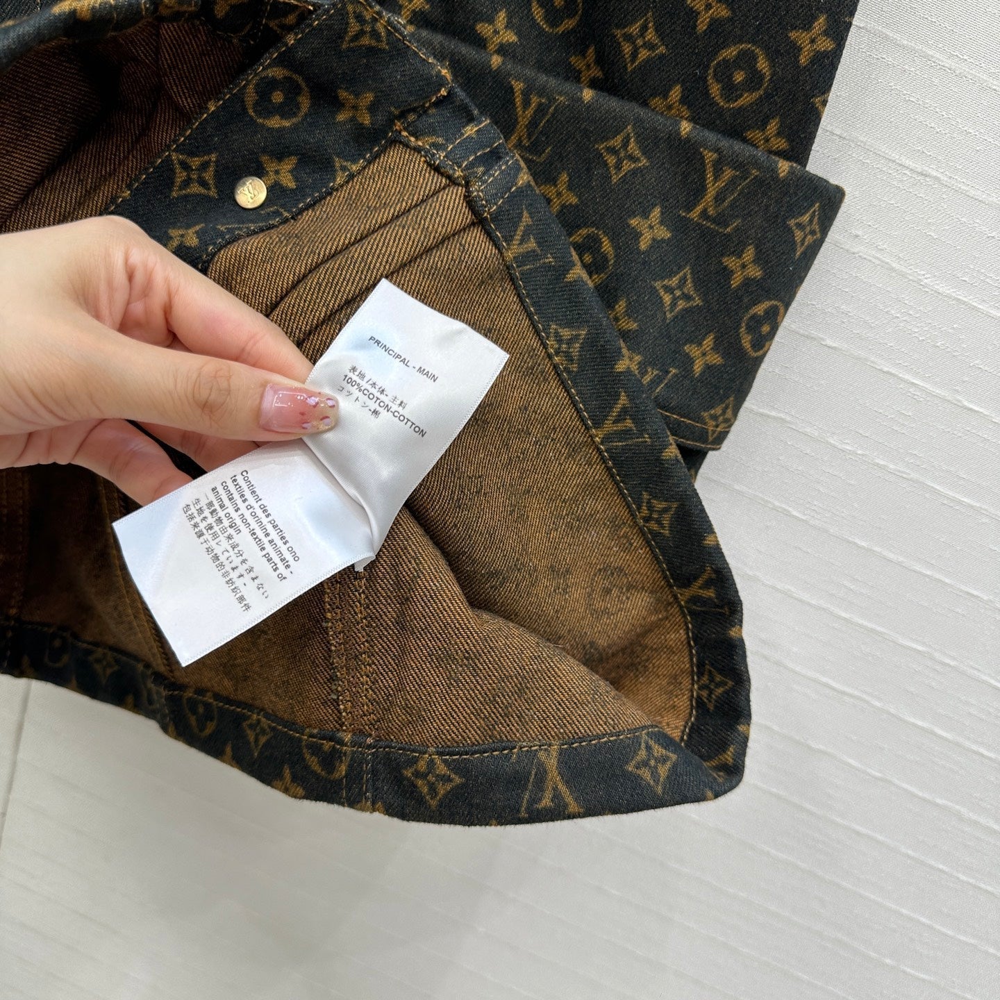 LOUIS VUITTON LV DENIM SLEEVELESS DRESS WITH LOGO 264410