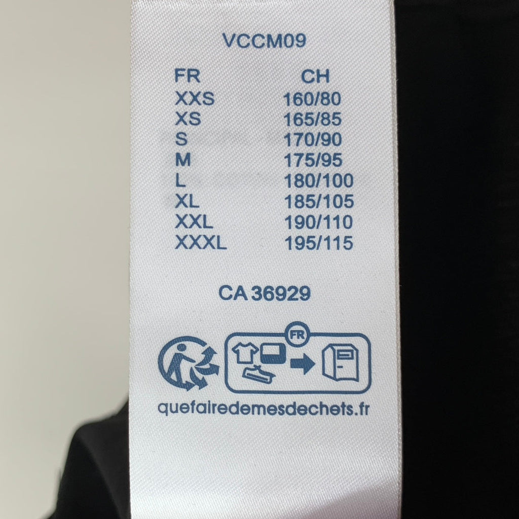LOUIS VUITTON LV T-SHIRT EMBROIDERED LOGO IN BLACK COTTON 238879
