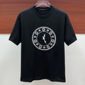 LOUIS VUITTON LV T-SHIRT IN BLACK PURE COTTON EMBROIDERED LOGO 238889