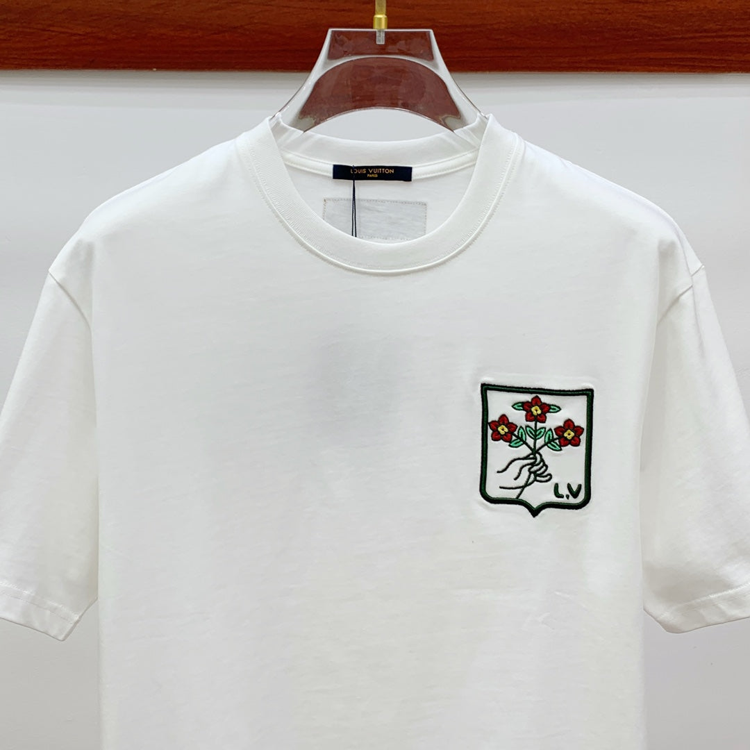 LOUIS VUITTON LV WHITE COTTON T-SHIRT 238892