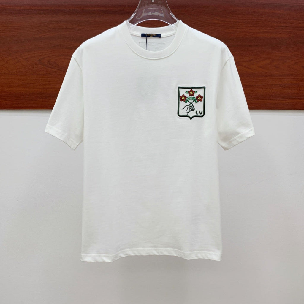 LOUIS VUITTON LV WHITE COTTON T-SHIRT 238892