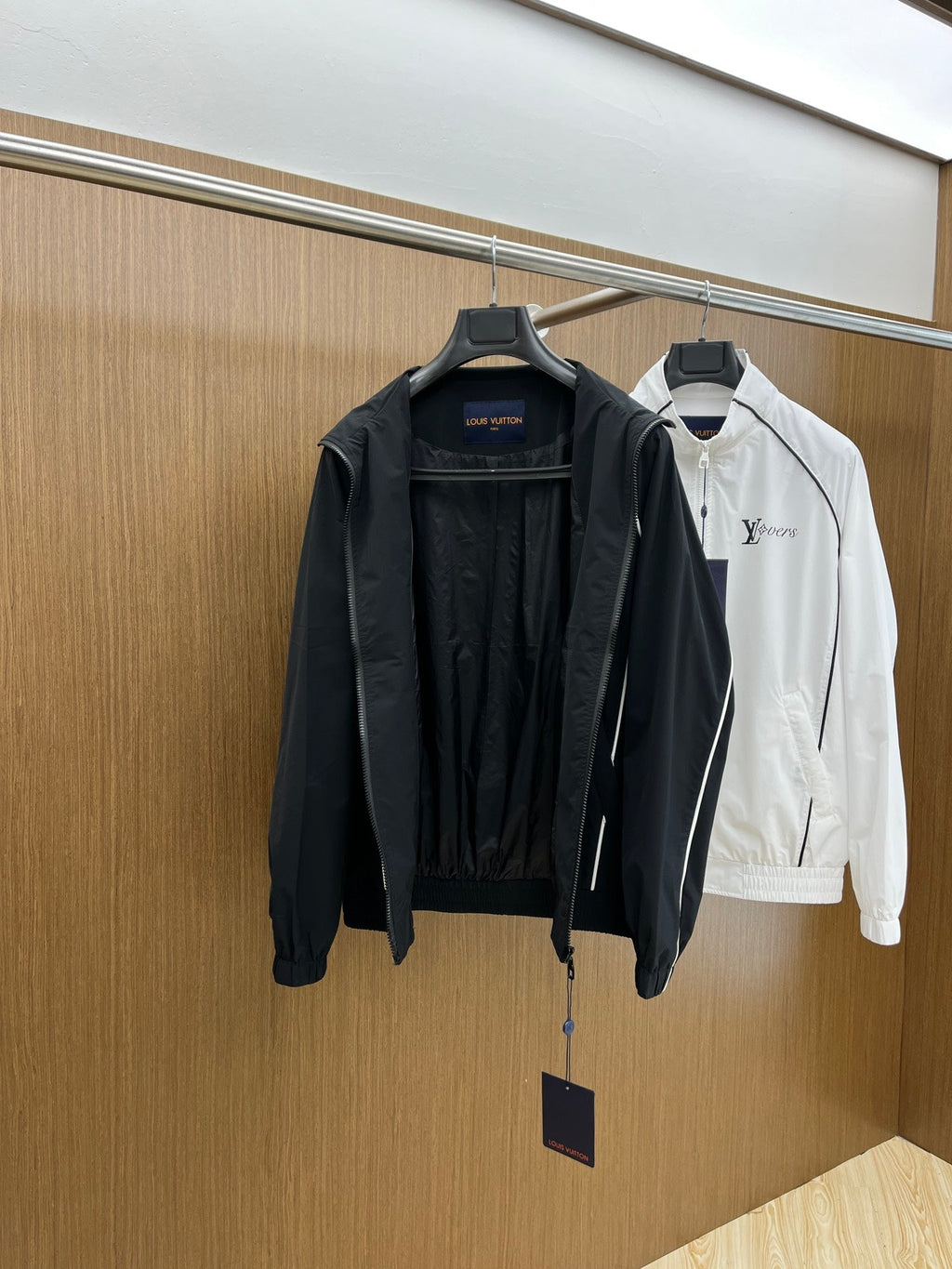 LOUIS VUITTON LV WINDBREAKER JACKET BLACK 239063