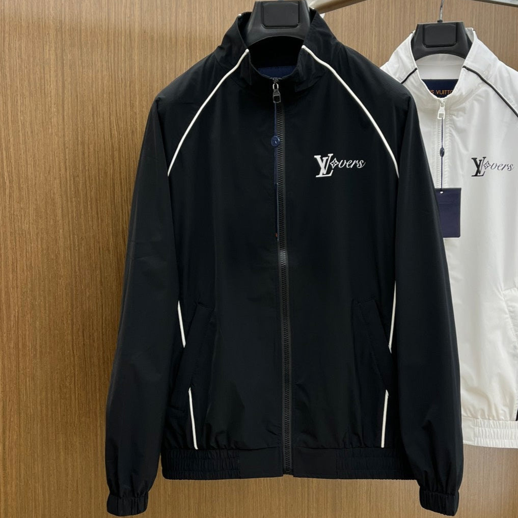LOUIS VUITTON LV WINDBREAKER JACKET BLACK 239063
