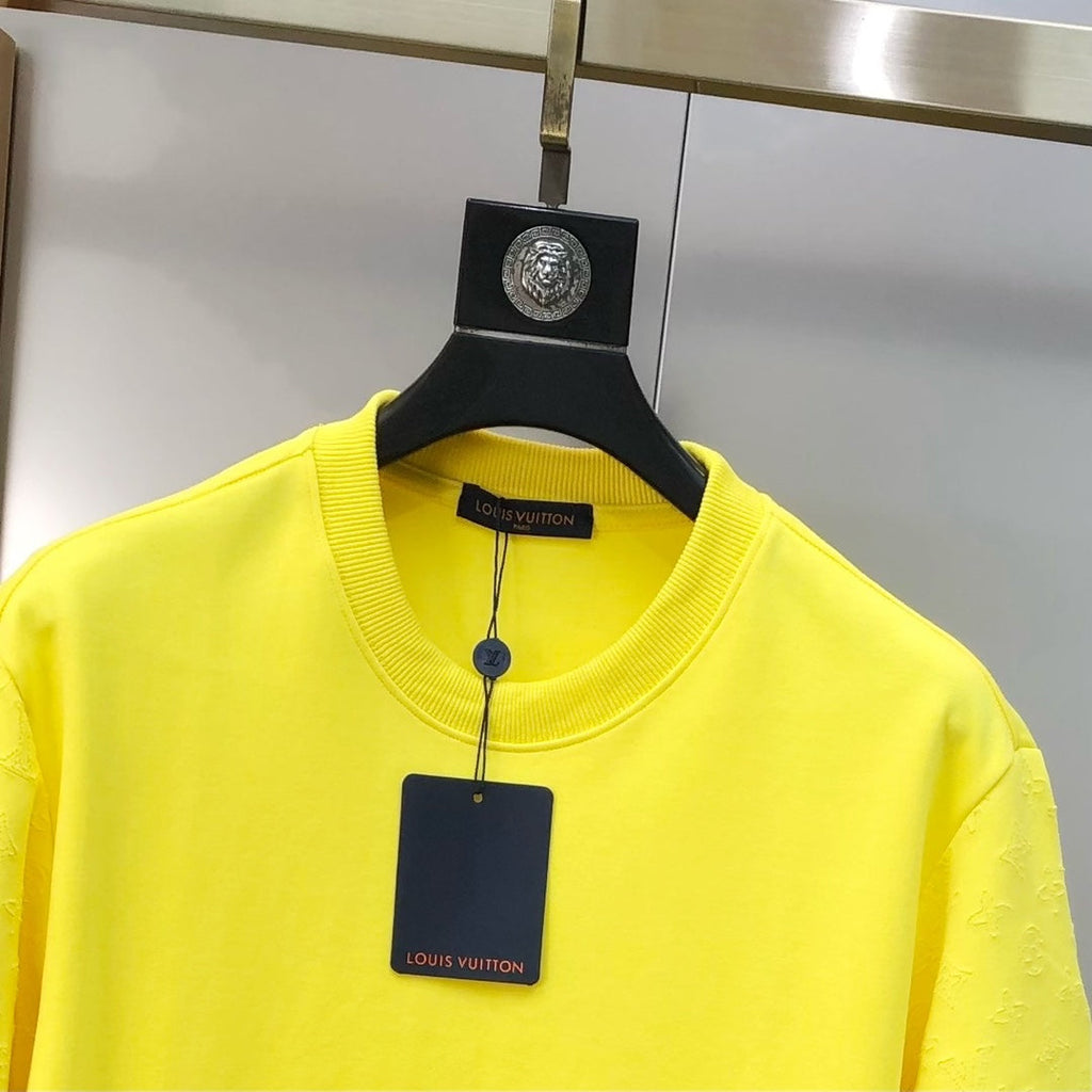 LOUIS VUITTON LV BRIGHT YELLOW COTTON T-SHIRT 239471