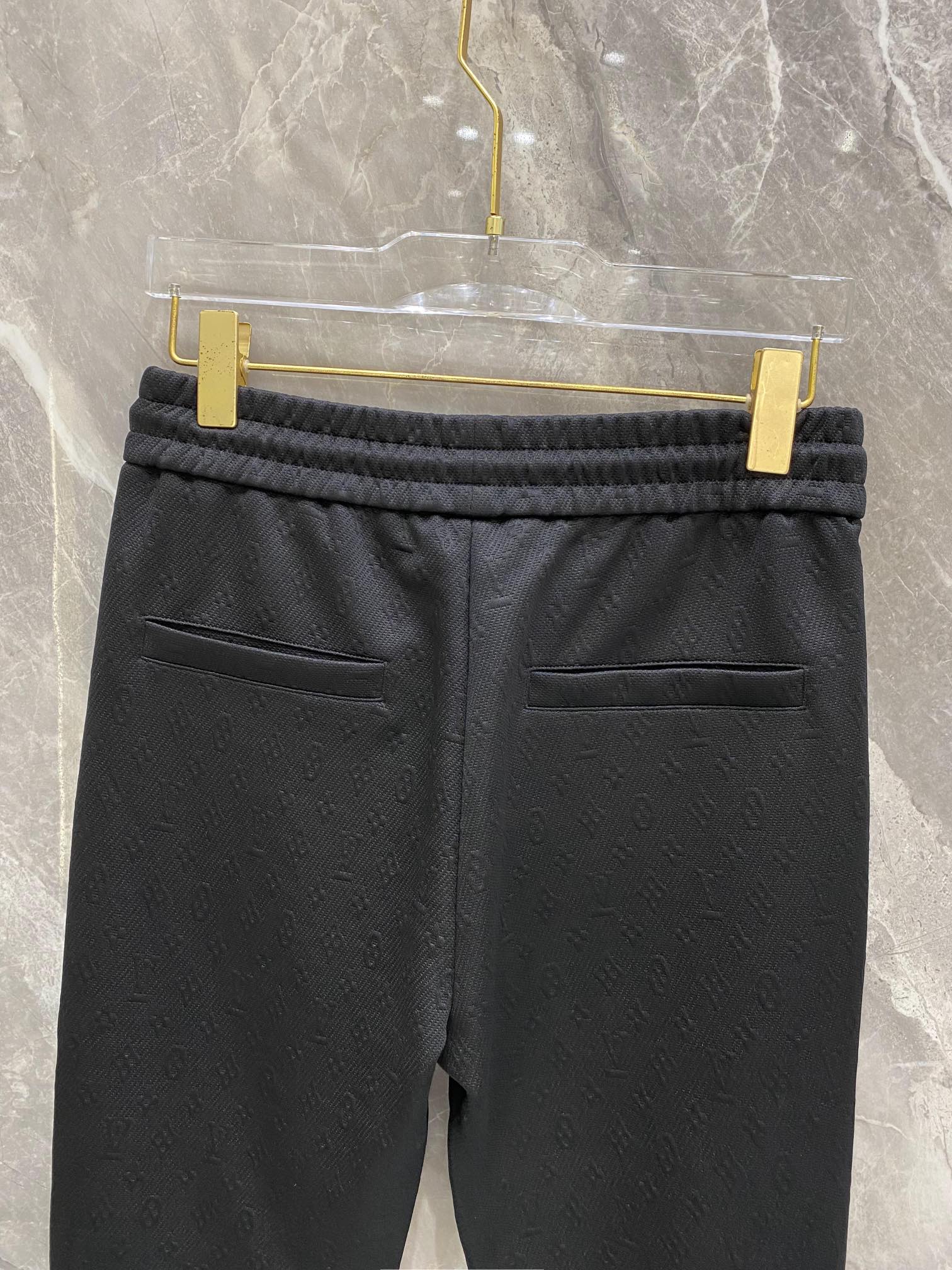 LOUIS VUITTON LV BLACK TROUSERS 239481