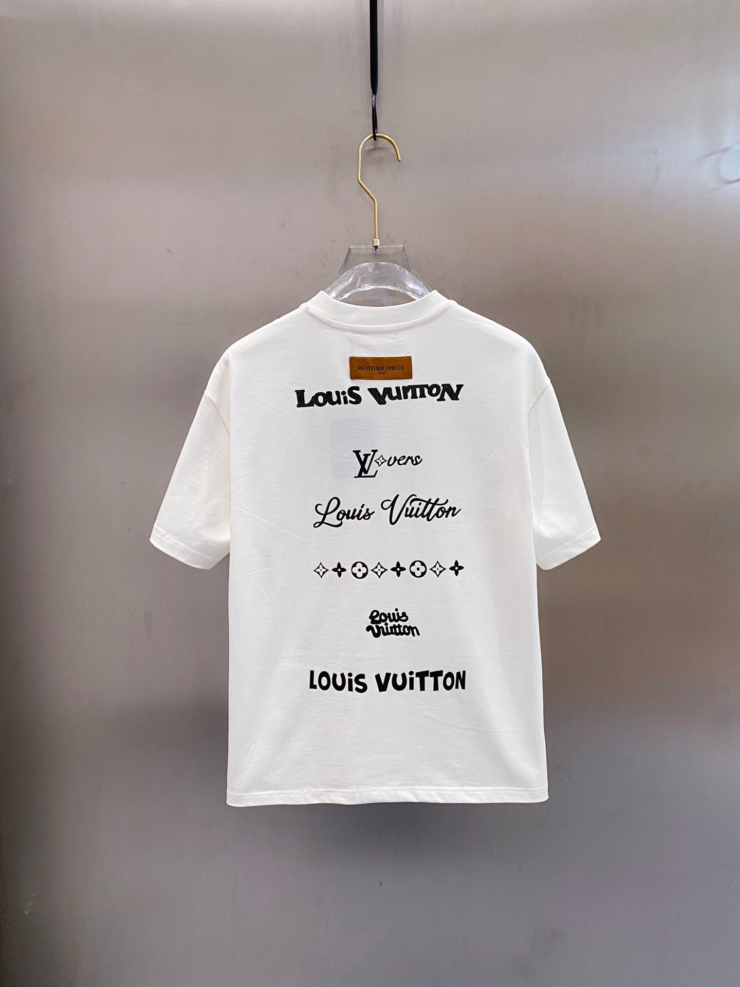 LOUIS VUITTON LV BASIC T-SHIRT IN WHITE COTTON 238828