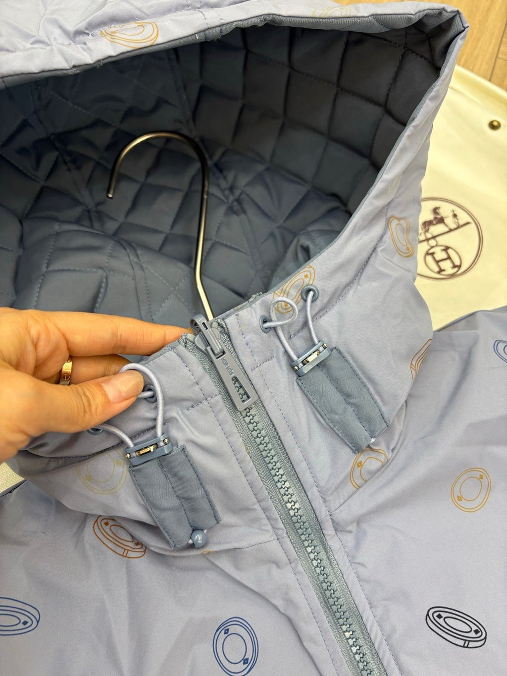 HERMES 25S REVERSIBLE JACKET 076