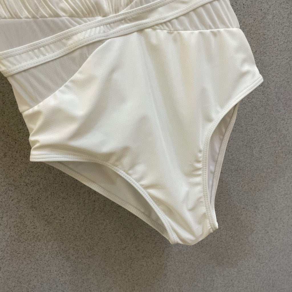 CHANEL BIKINI SWIMSUIT SET IN WHITE 573555