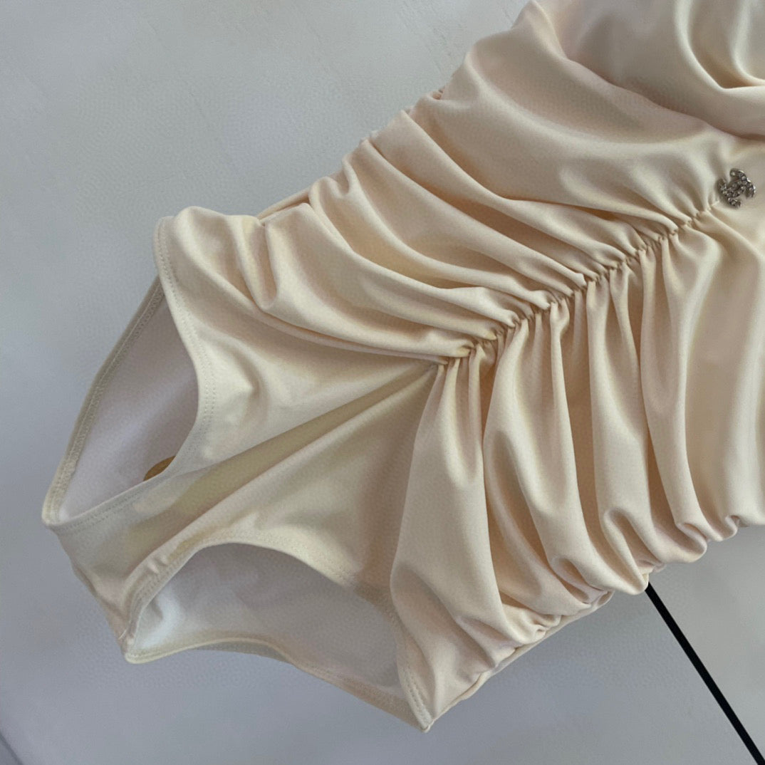 CHANEL BIKINI SWIMSUIT SET IN IVORY 599124