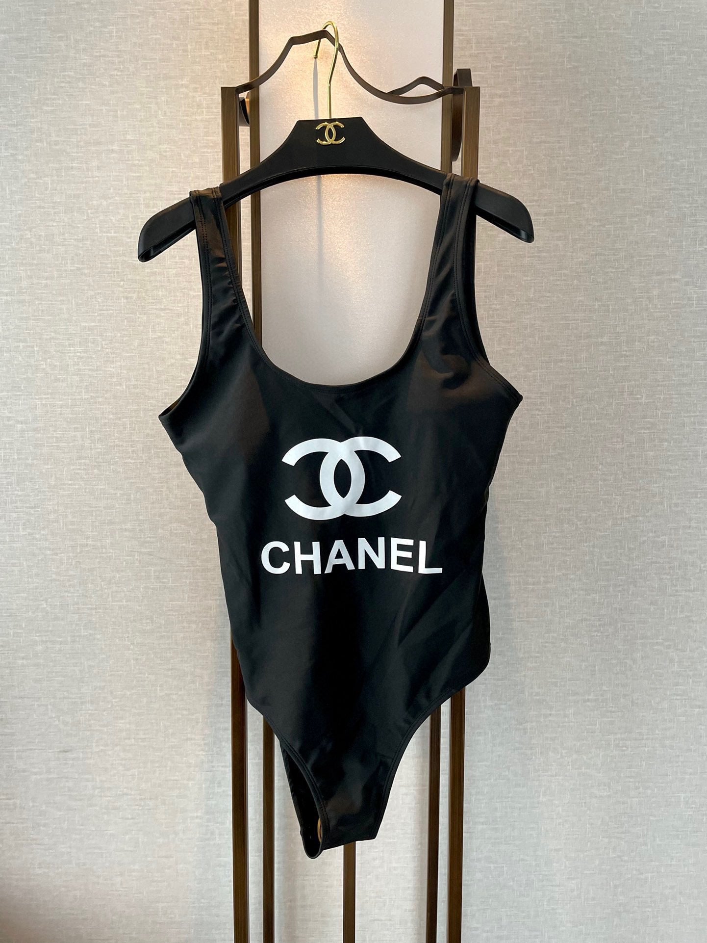 CHANEL BIKINI SWIMSUIT SET IN BLACK 109092