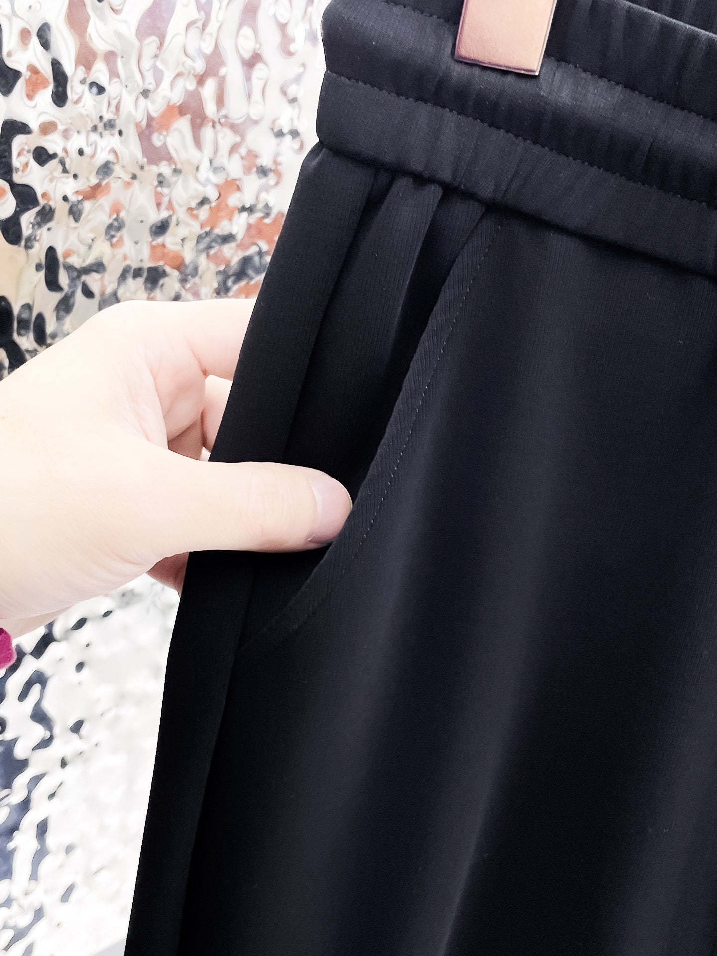 LOUIS VUITTON LV BLACK TROUSERS 239508
