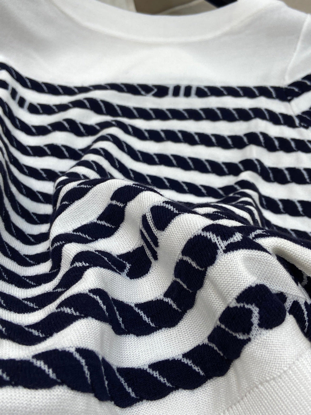 LOUIS VUITTON LV STRIPED SWEATER 25S IN TENCEL 266038