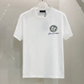 LOUIS VUITTON LV T-SHIRT WHITE COTTON HAND-PAINTED LOGO 238851
