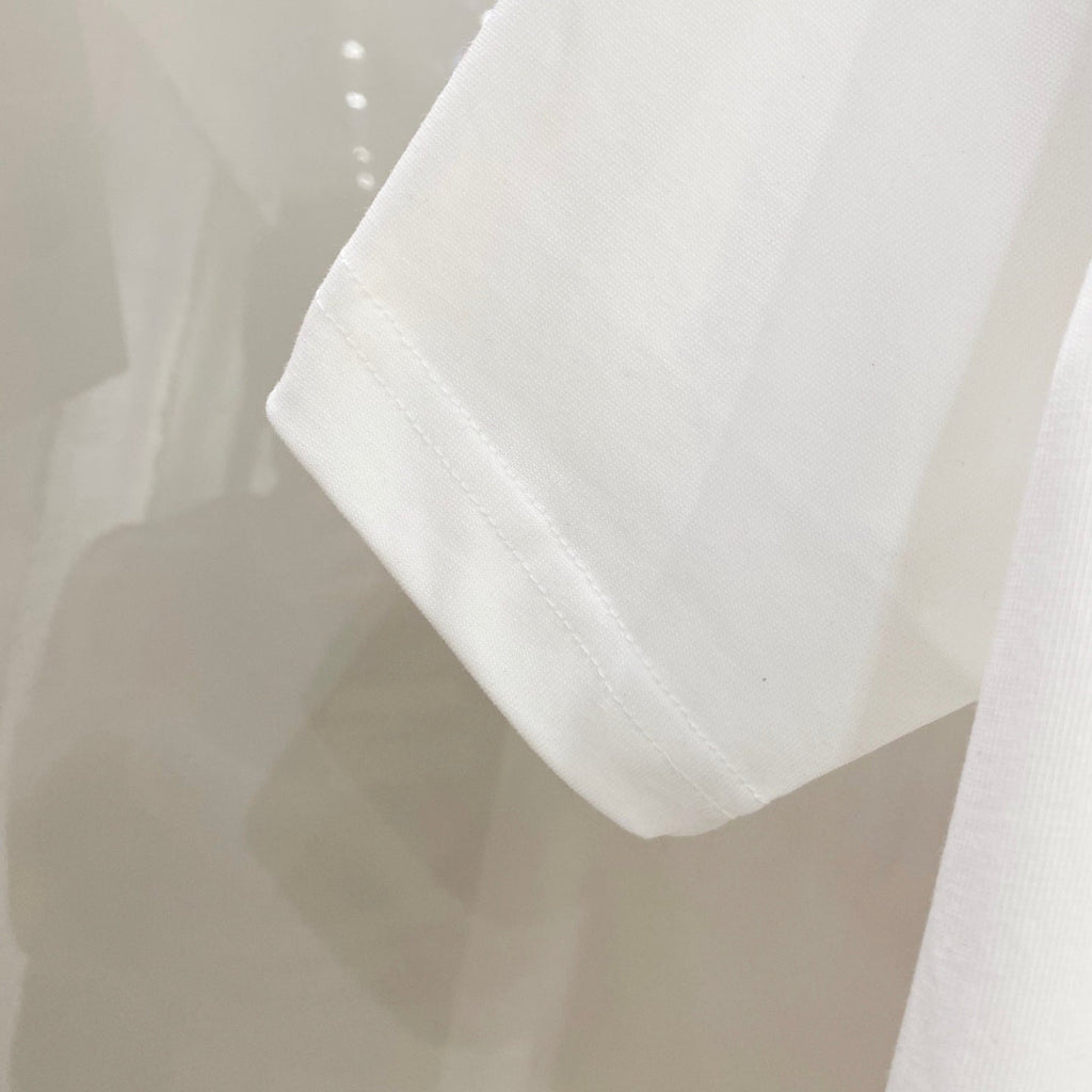 LOUIS VUITTON LV SHORT-SLEEVED T-SHIRT WHITE COTTON 238853