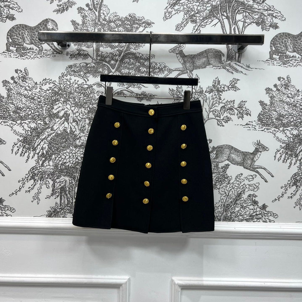 LOUIS VUITTON LV 25S HIGH WAIST A-LINE SHORT DRESS 263093