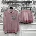 LOUIS VUITTON LV 25S SHIRT SHORTS SET IN POLYESTER 263071