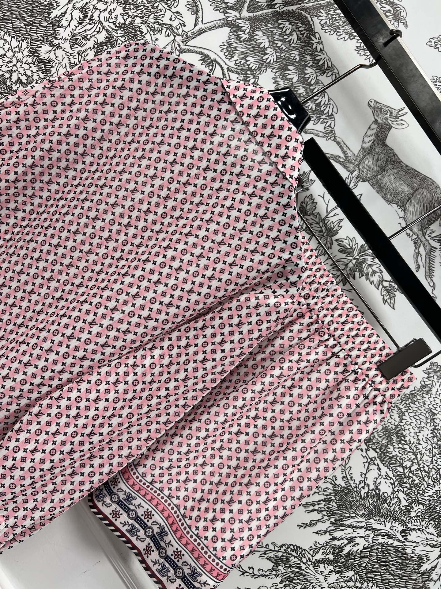 LOUIS VUITTON LV 25S SHIRT SHORTS SET IN POLYESTER 263071