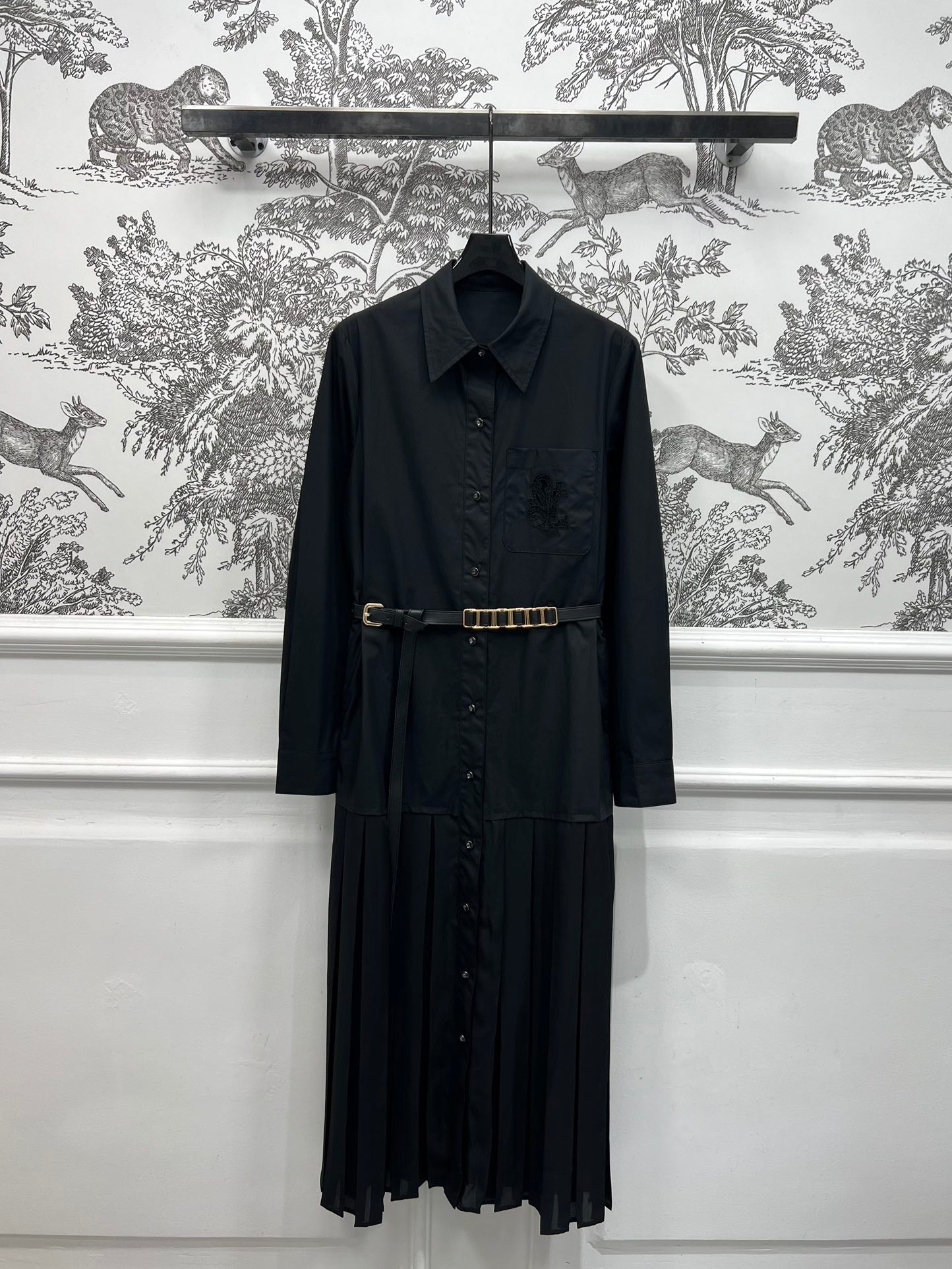 LOUIS VUITTON LV PLEATED SKIRT 268730