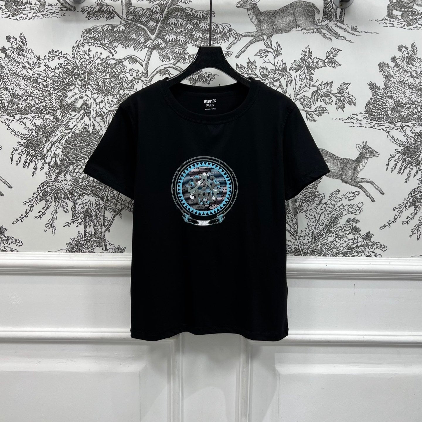 HERMES PRINTED SHORT SLEEVE T-SHIRT 268405