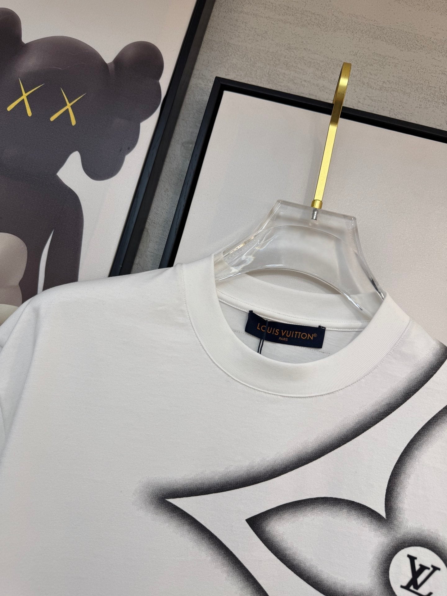 LOUIS VUITTON LV WHITE COTTON T-SHIRT 238912