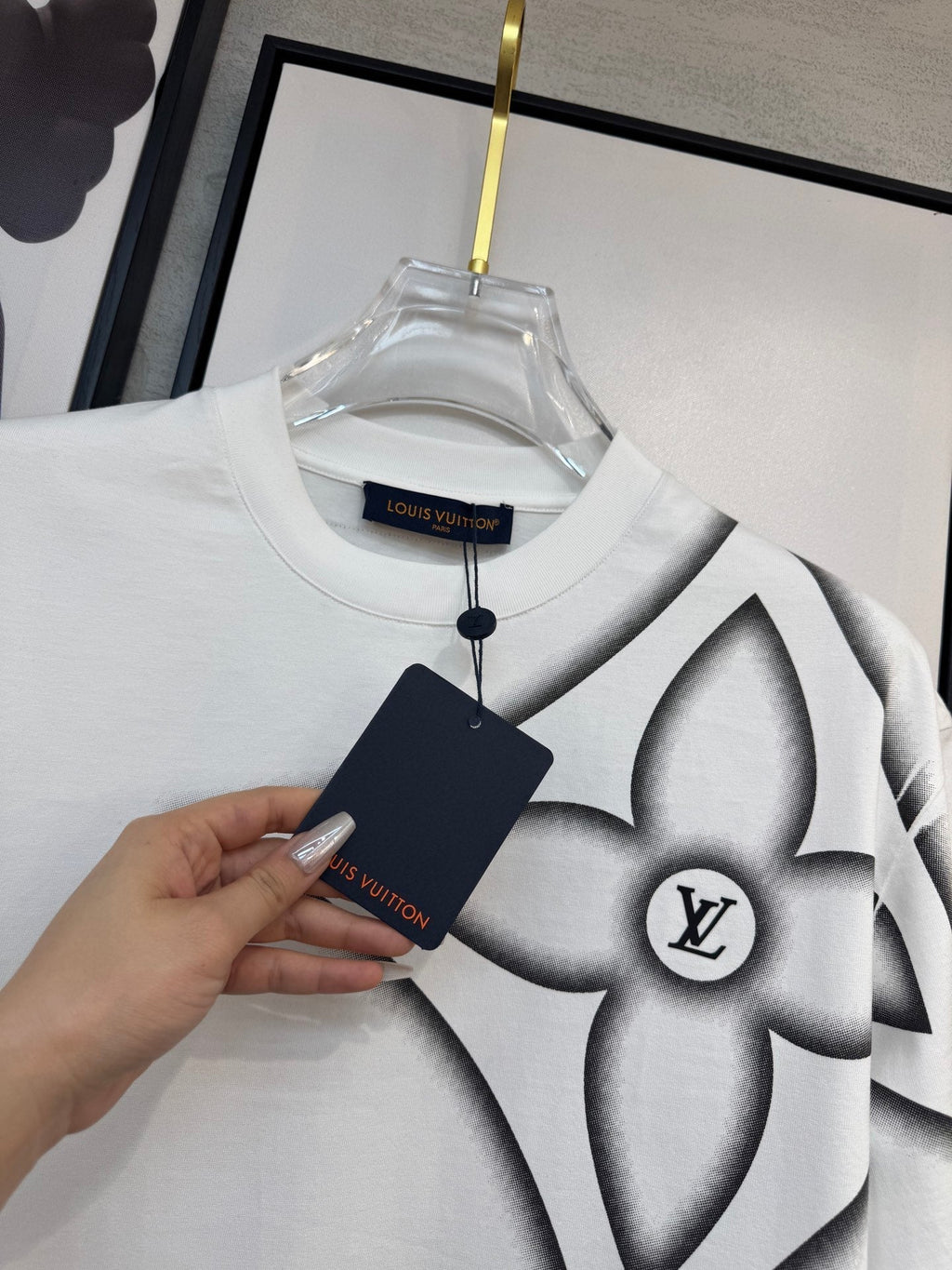 LOUIS VUITTON LV WHITE COTTON T-SHIRT 238912